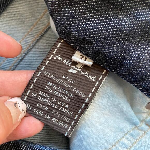 7 for all Mankind "A Pocket" Jeans Y2K embellished Pockets Low Rise 31 - Picture 7 of 10